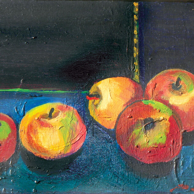 5 apples acrylic on canvas
SOLD
