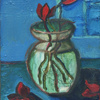 Blue Vase acrylic on canvas
SOLD
